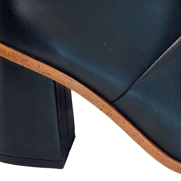 NWT Time and Tru Women's Square Toe Sz 8 Dress Boots WMTT42fM018l Booties Black - Picture 10 of 12